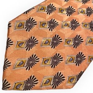 Vintage 70s Jones New York Silk Tie Menswear Necktie 100% Italian Silk